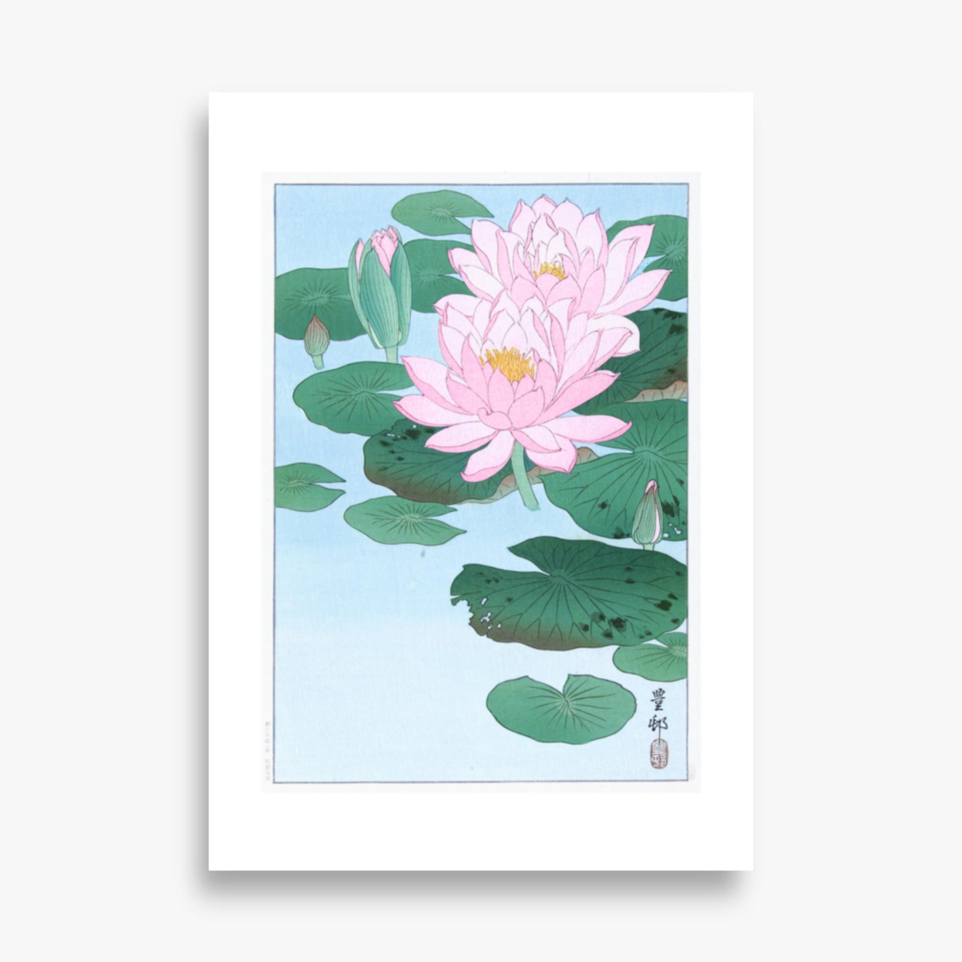 Ohara Koson - Water Lily 70x100 cm Poster