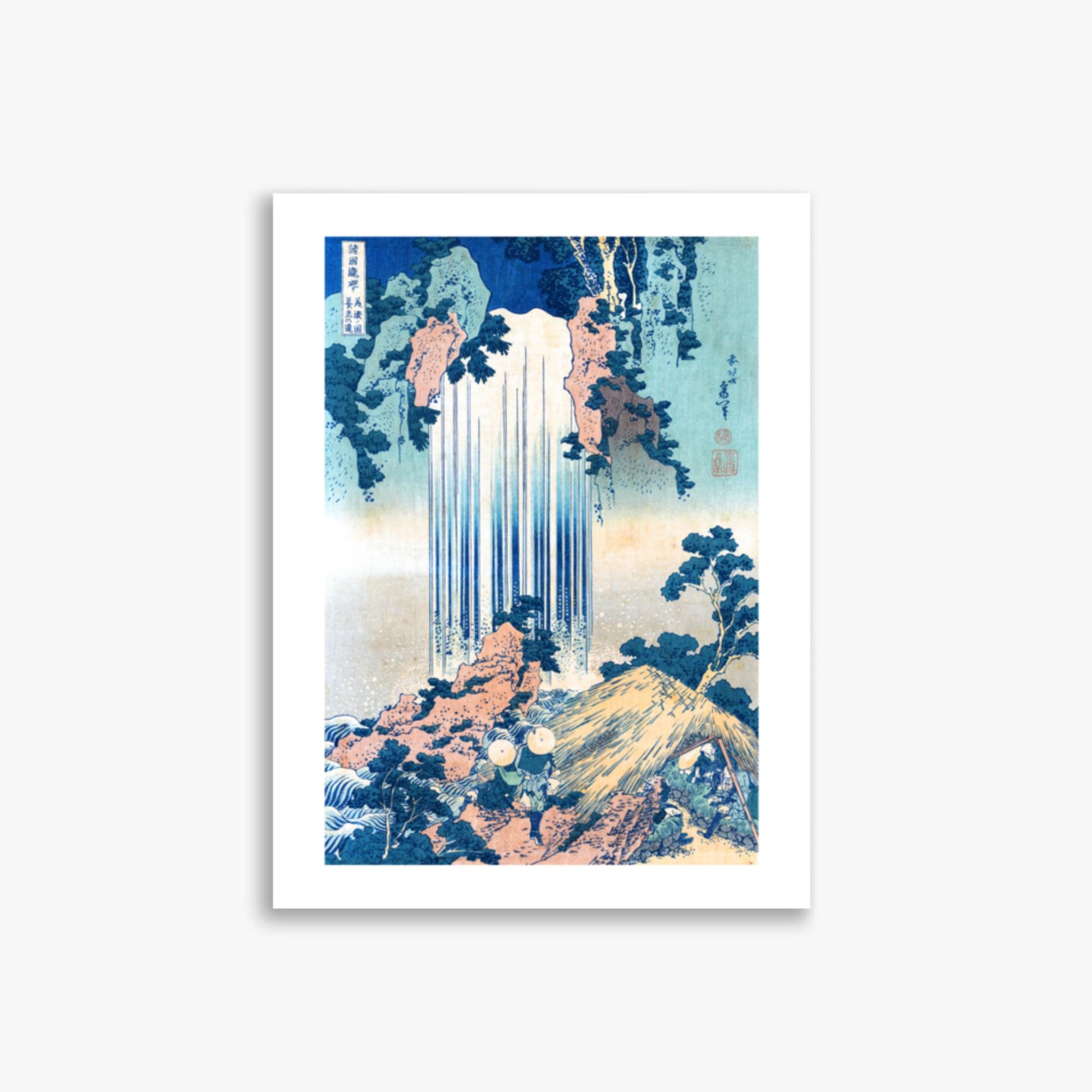 Katsushika Hokusai: Yoro Waterfall in Mino Province - 30x40 cm Poster