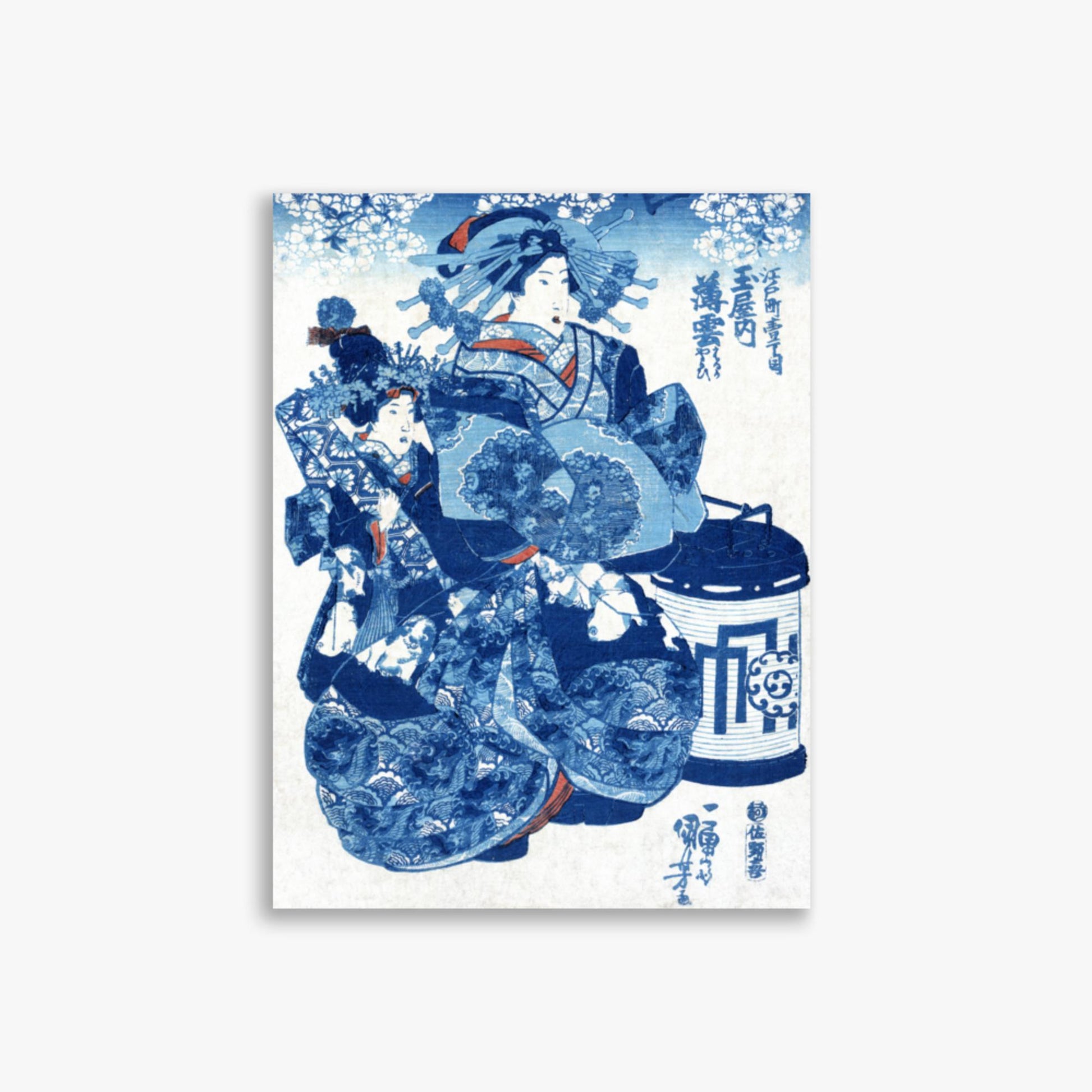 Utagawa Kuniyoshi - Tamaya uchi Usugumo 30x40 cm Poster