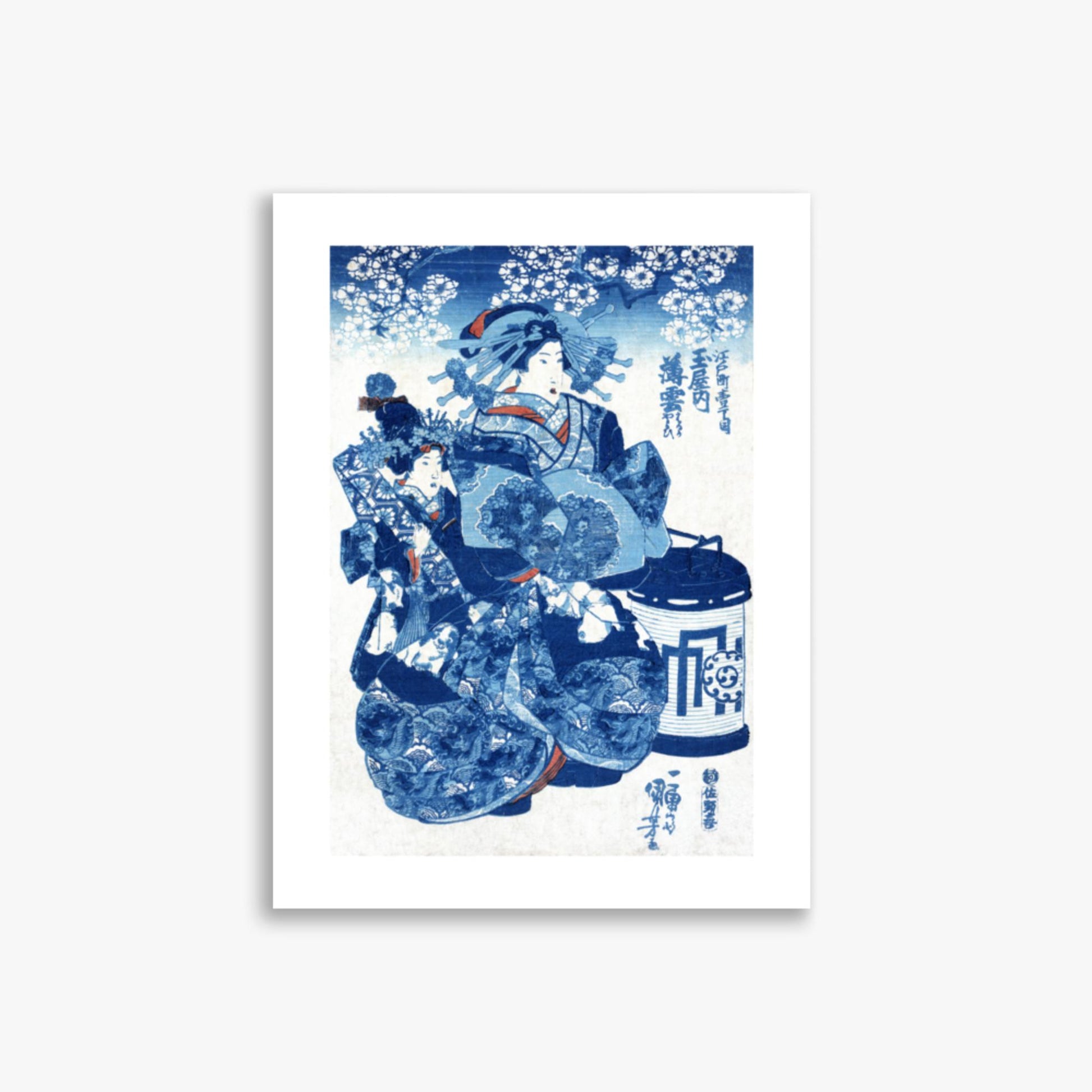 Utagawa Kuniyoshi - Tamaya uchi Usugumo 30x40 cm Poster