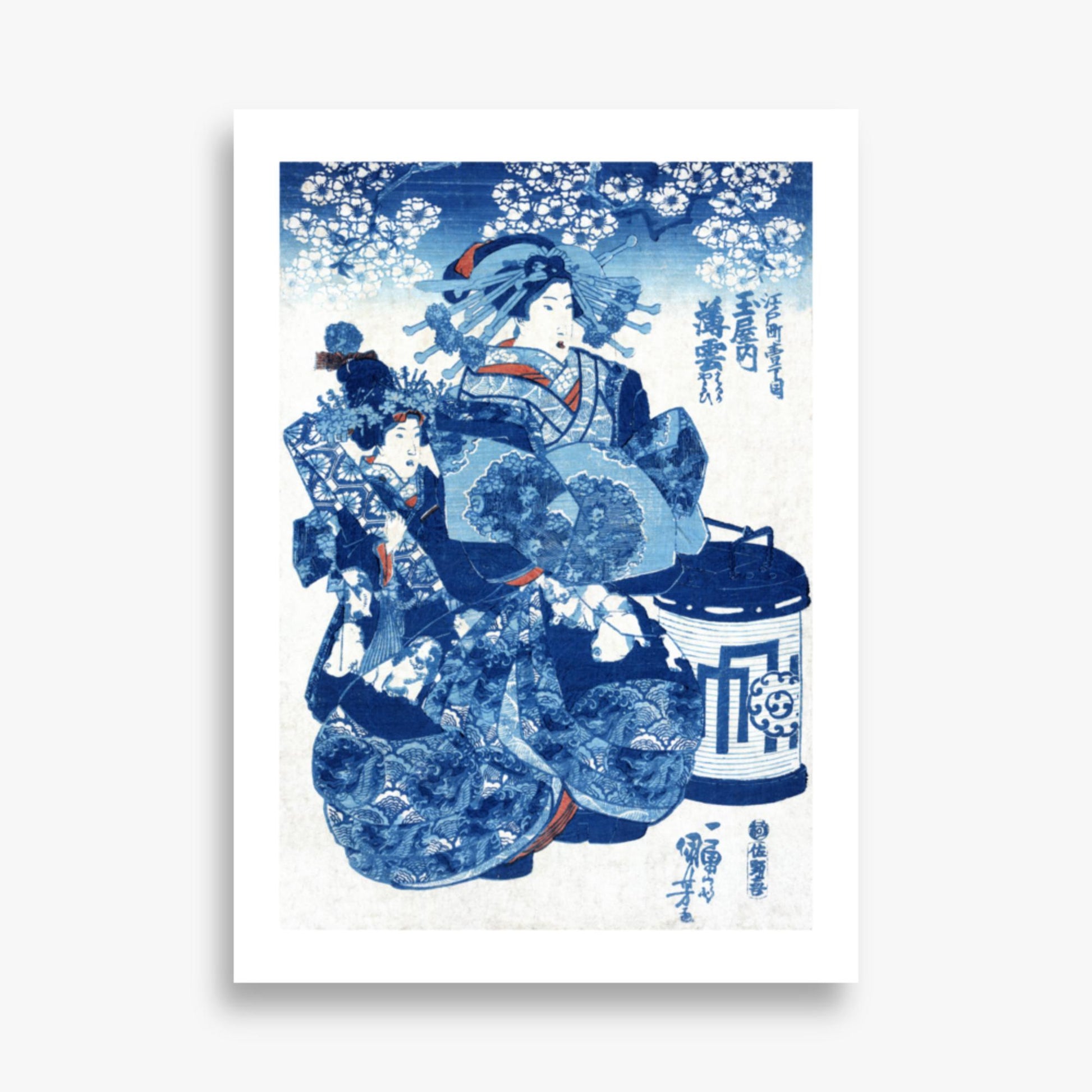 Utagawa Kuniyoshi - Tamaya uchi Usugumo 50x70 cm Poster