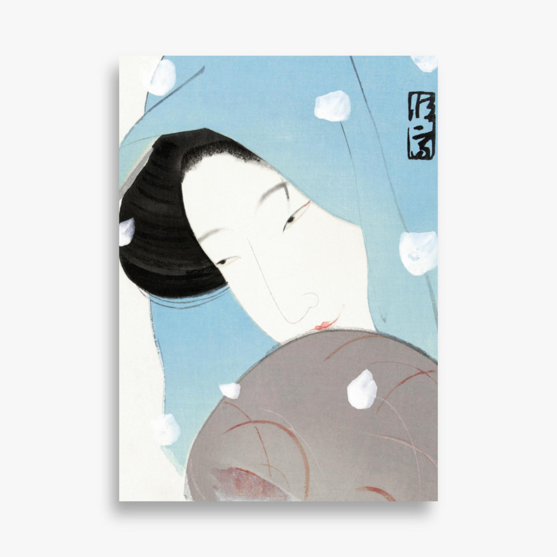 Kitano Tsunetomi - Umegawa 50x70 cm Poster