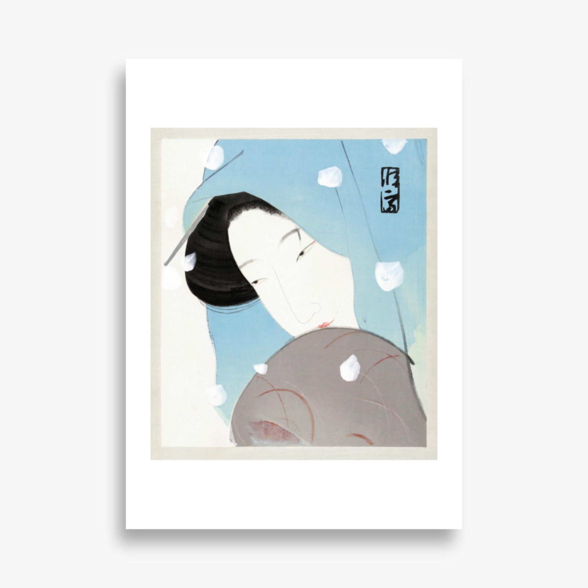 Kitano Tsunetomi - Umegawa 50x70 cm Poster
