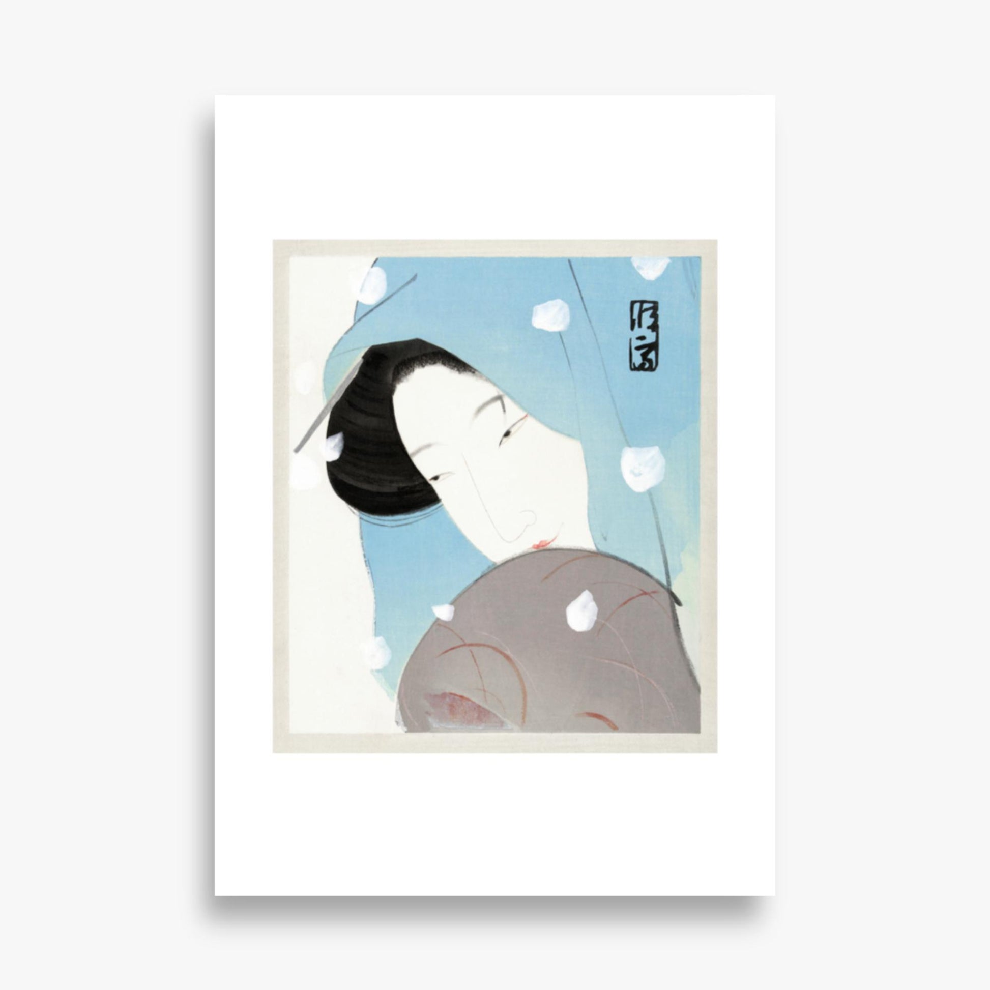 Kitano Tsunetomi - Umegawa 70x100 cm Poster