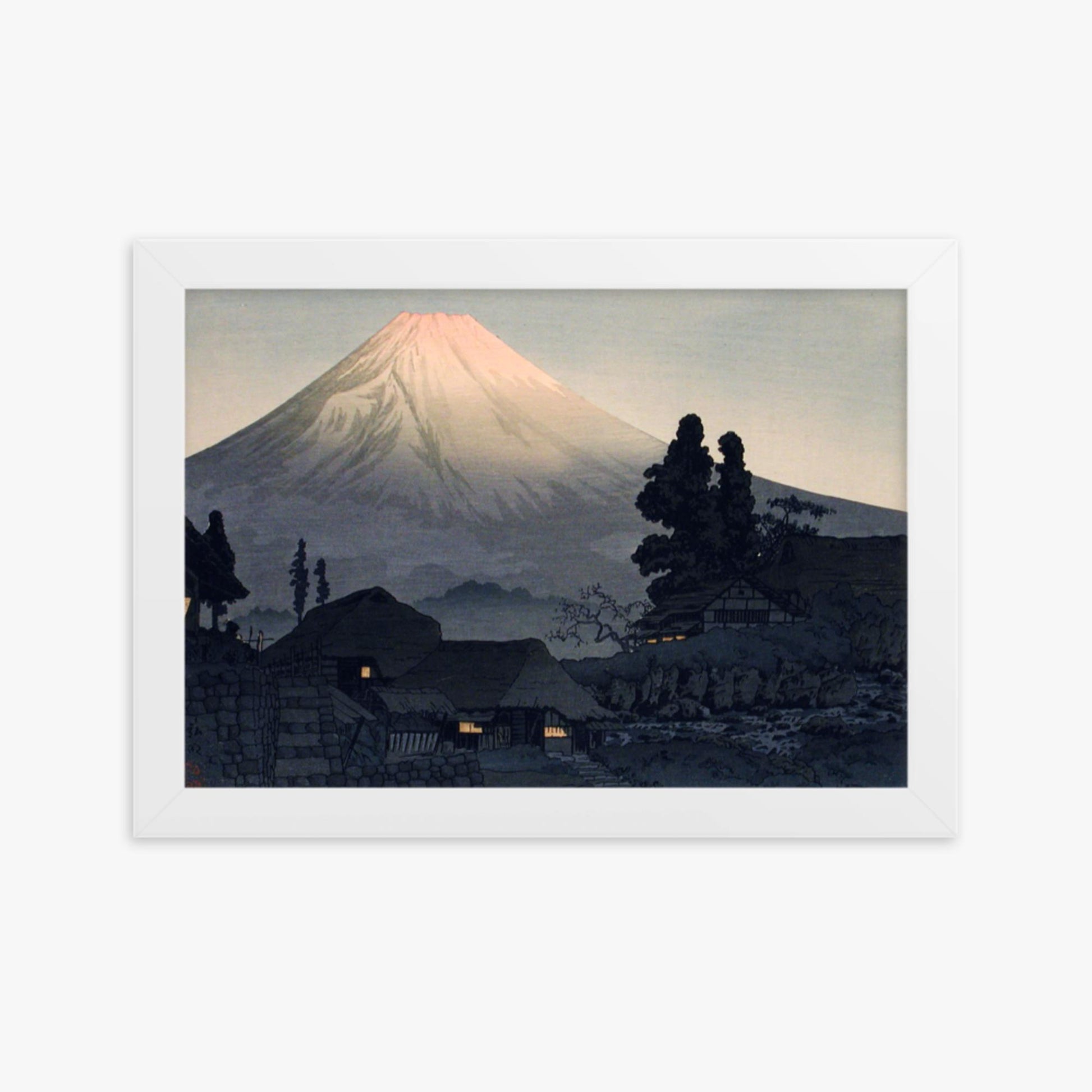Takahashi Hiroaki (Shōtei) - Mount Fuji From Mizukubo 21x30 cm Poster With White Frame