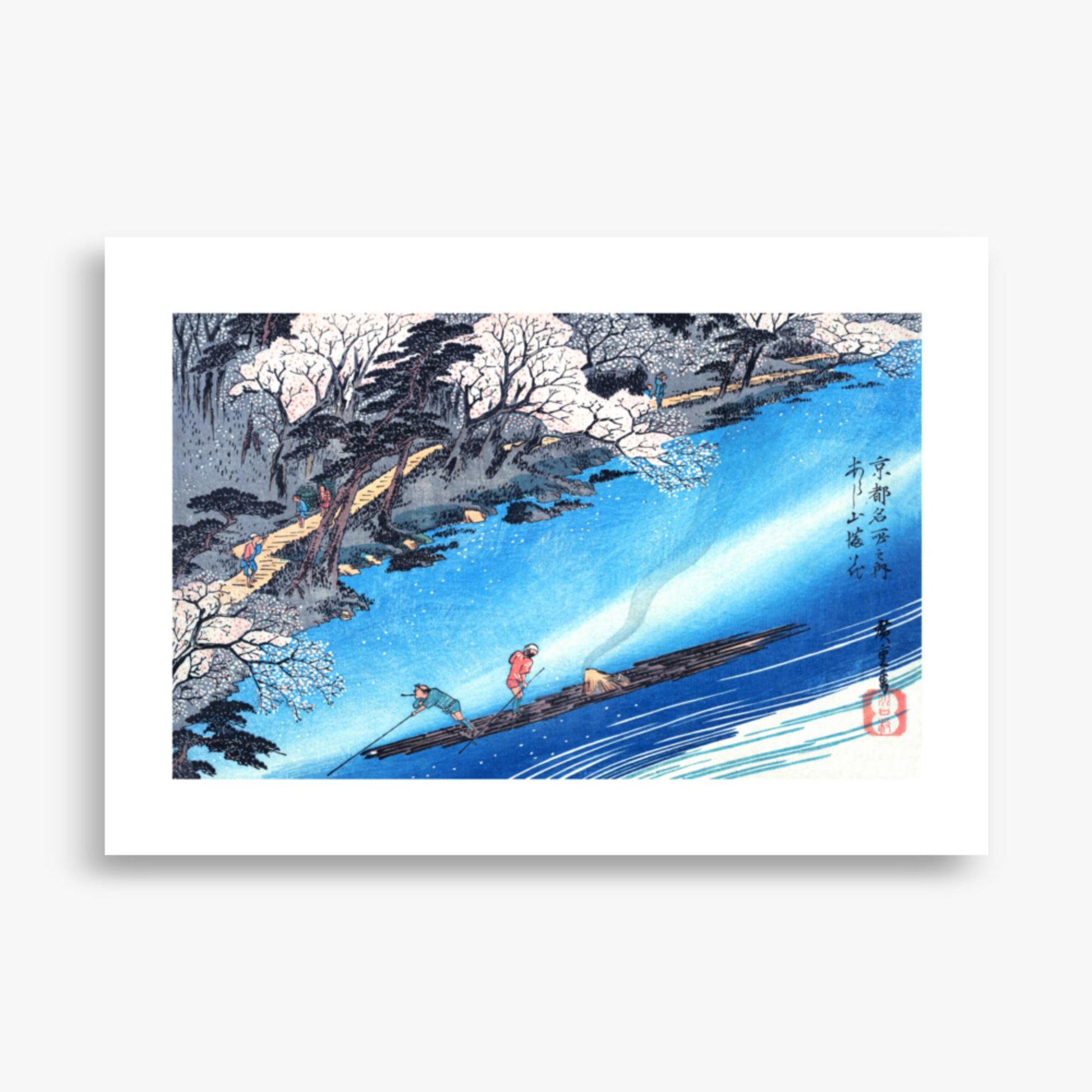 Utagawa Hiroshige - Arashiyama Manka 70x100 cm Poster
