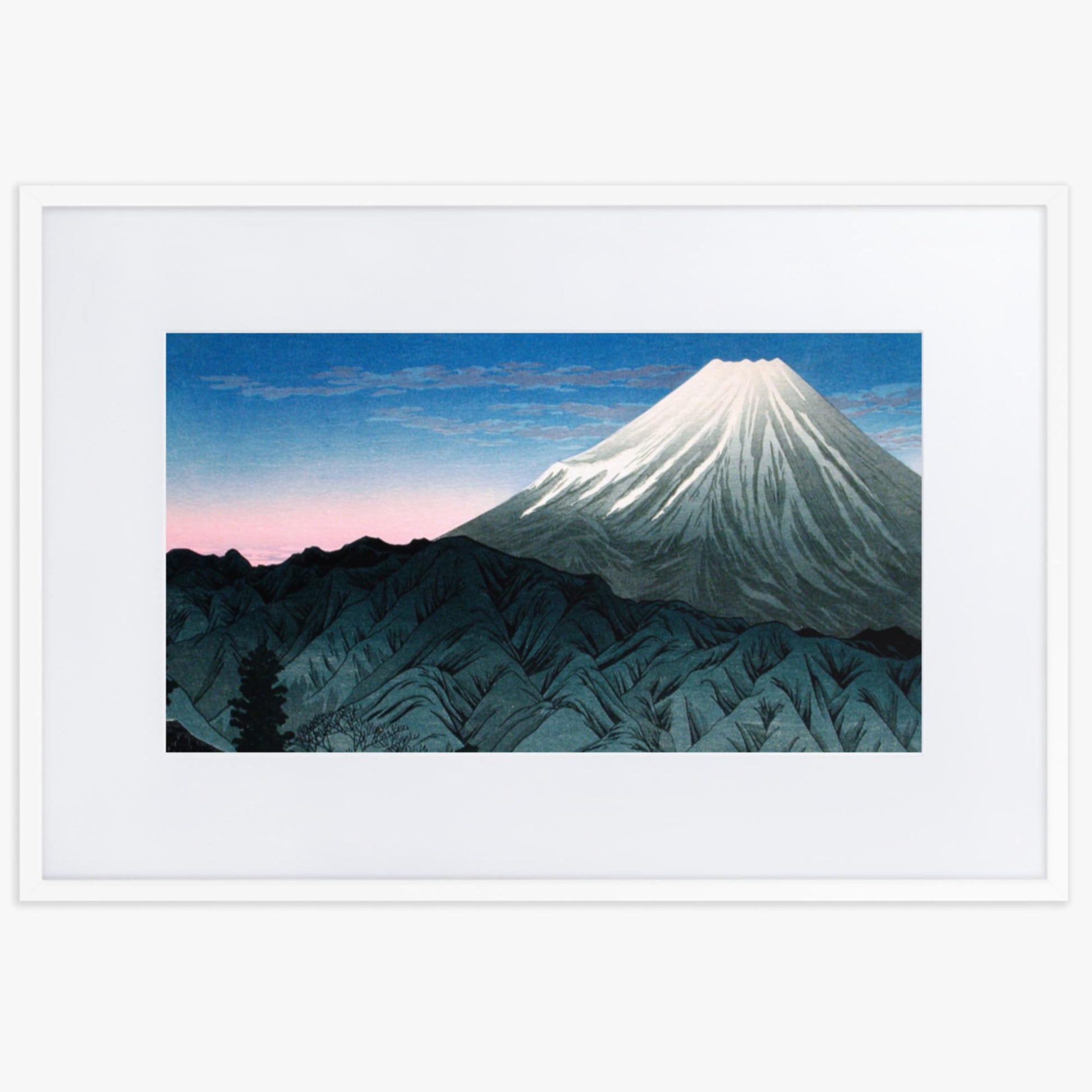 Takahashi Hiroaki (Shōtei) - Mount Fuji From Hakone 61x91 cm Poster With White Frame