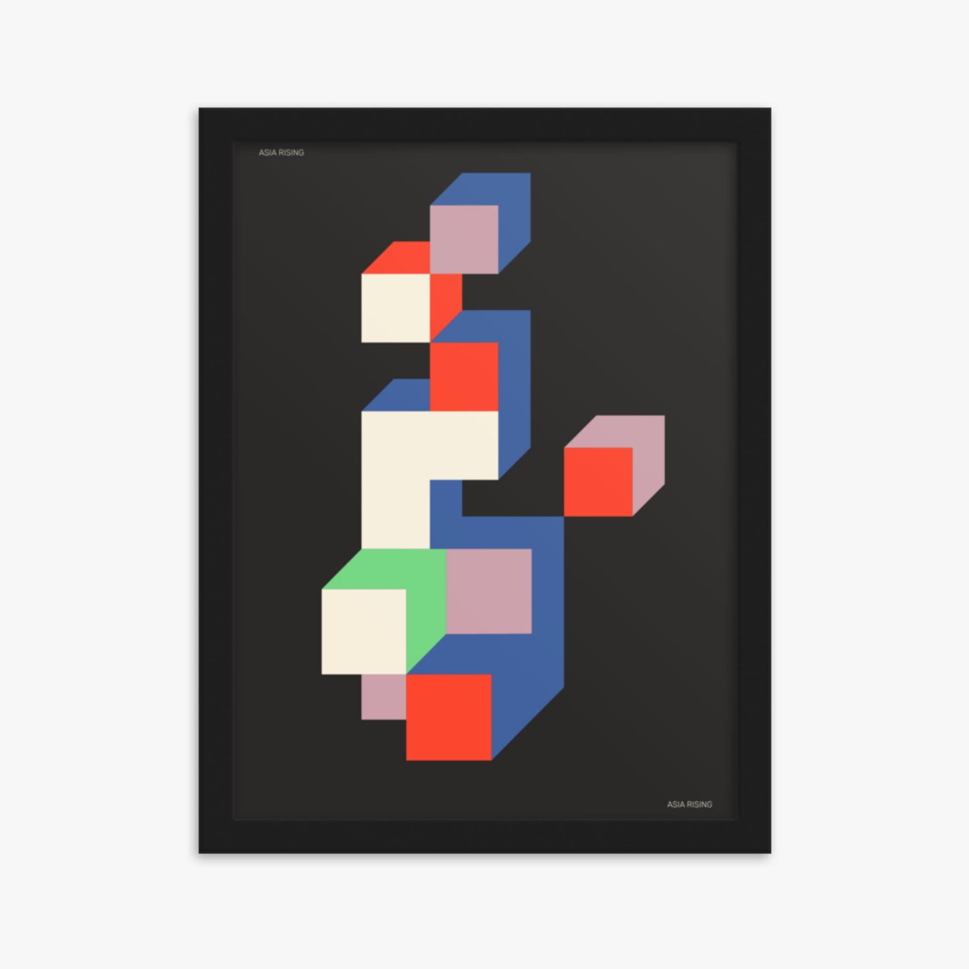 Modern illustration: Skyscraper 30x40 cm Poster With Black Frame Frame