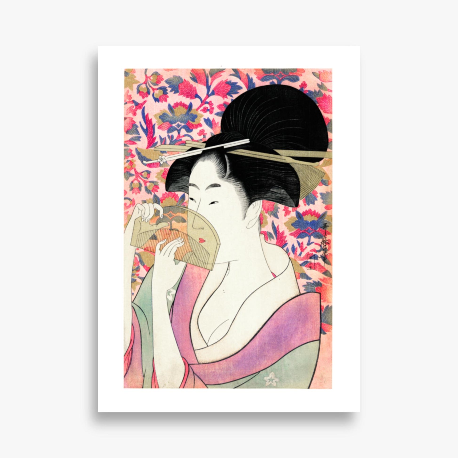 Utamaro Kitagawa - Kushi  50x70 cm Poster