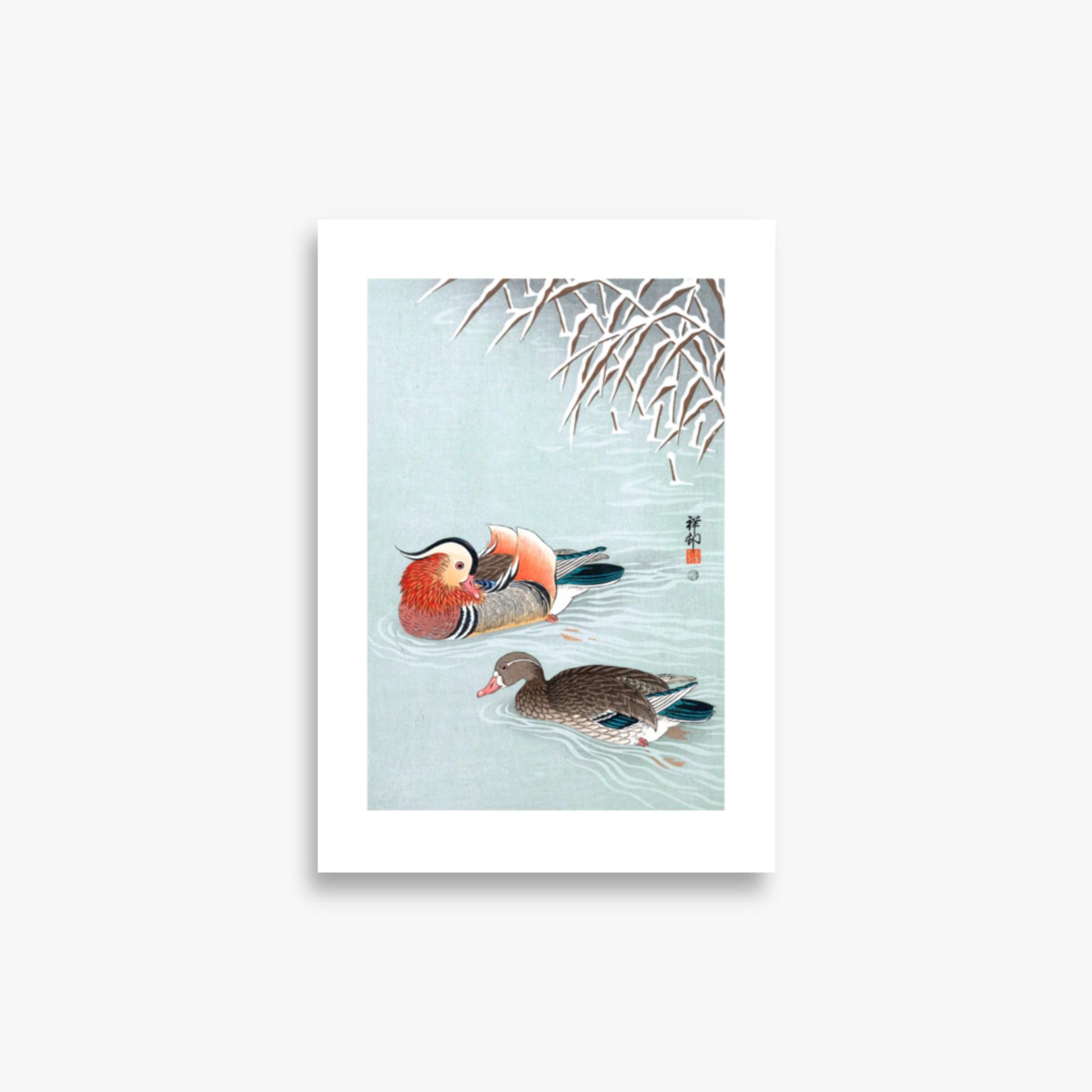 Ohara Koson - Mandarin Ducks 21x30 cm Poster