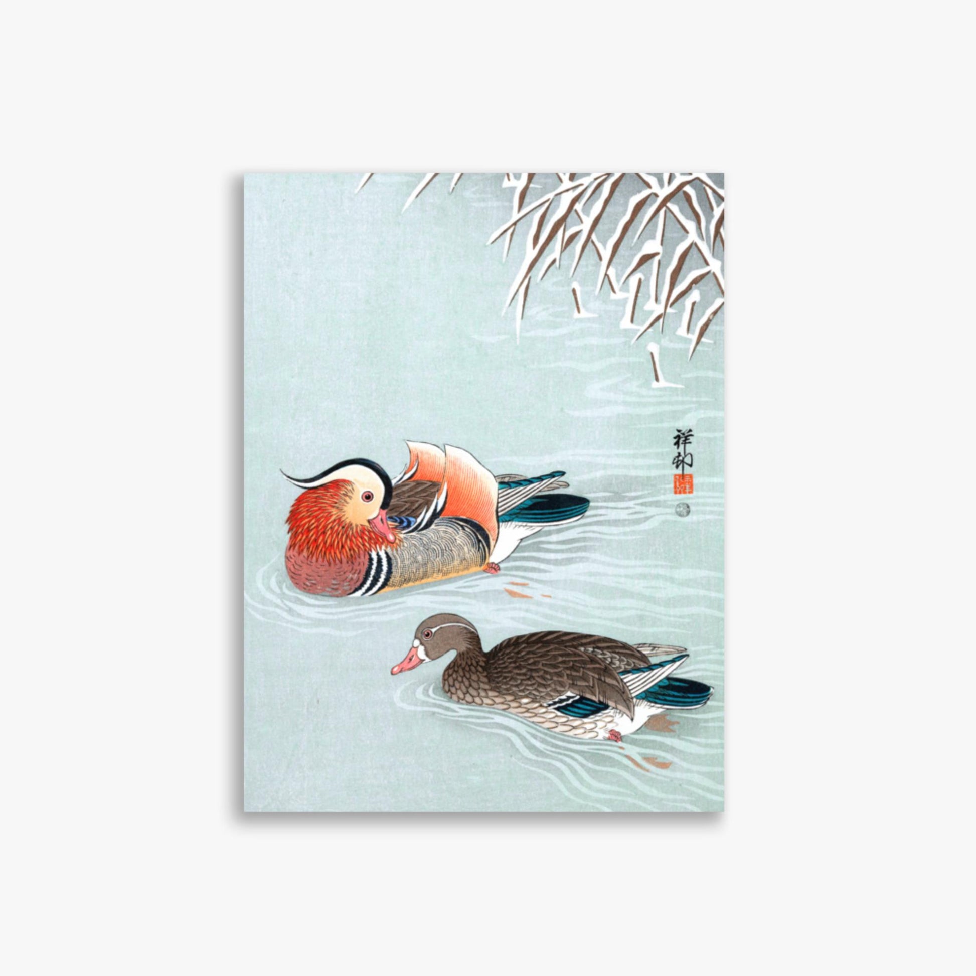 Ohara Koson - Mandarin Ducks 30x40 cm Poster