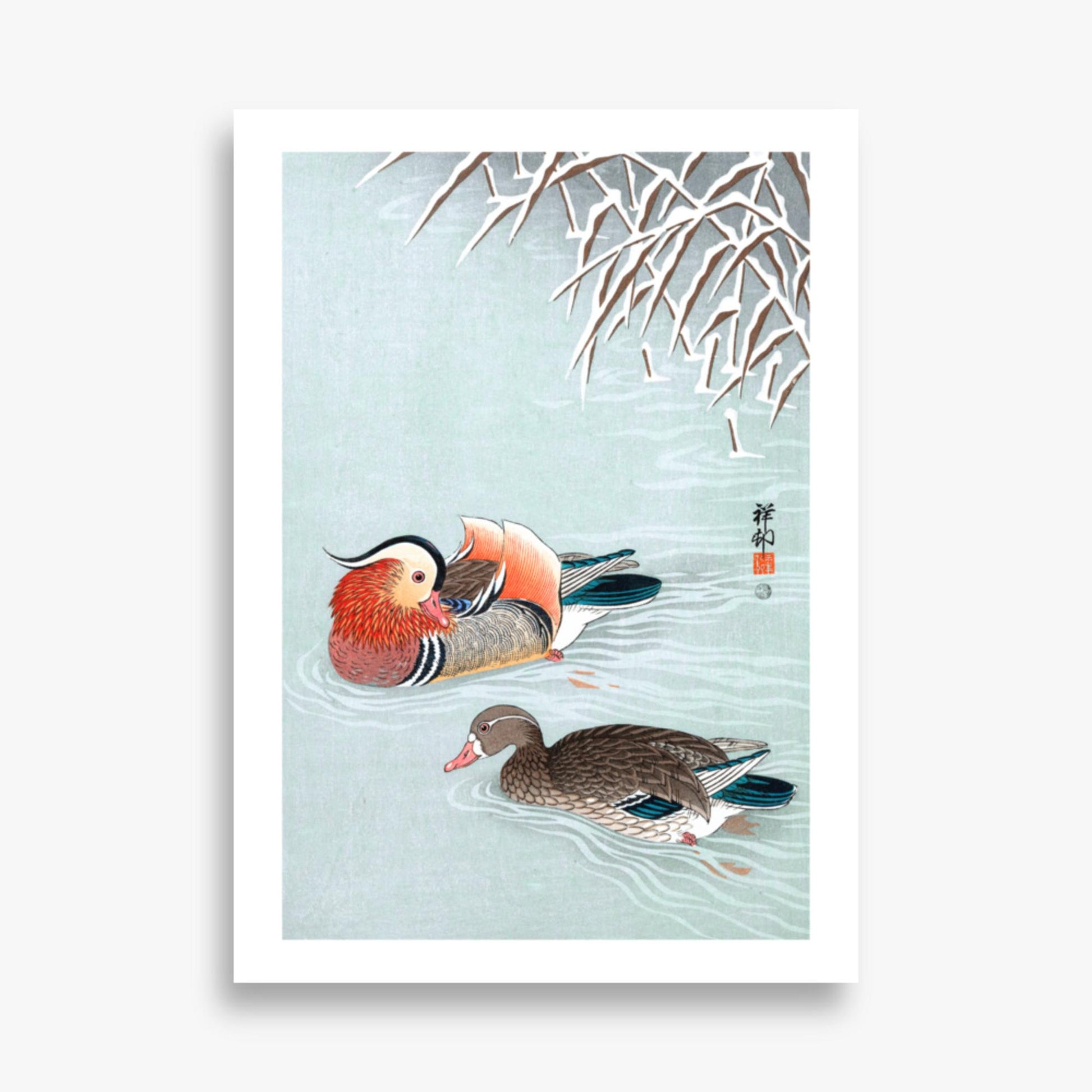 Ohara Koson - Mandarin Ducks 50x70 cm Poster