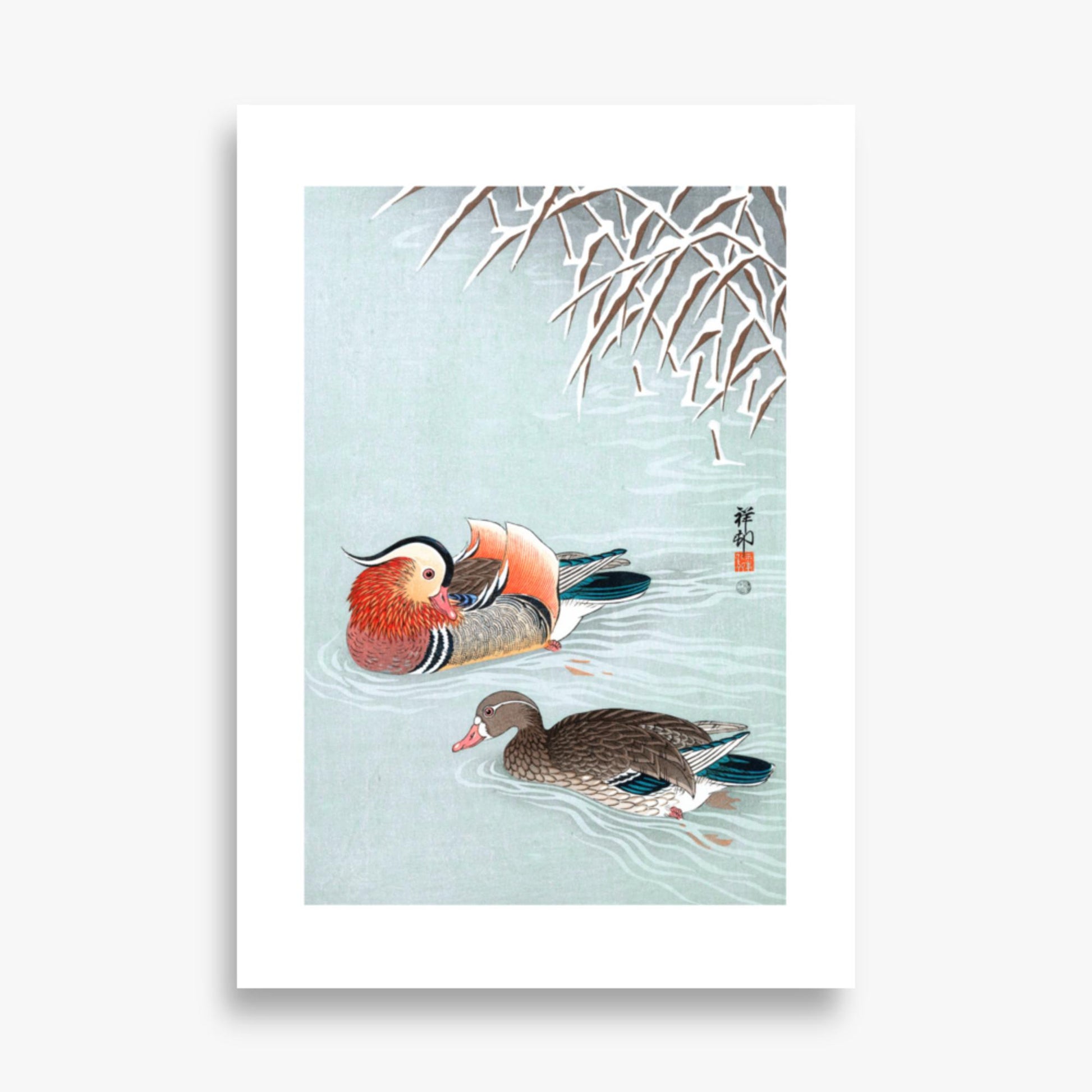 Ohara Koson - Mandarin Ducks 70x100 cm Poster