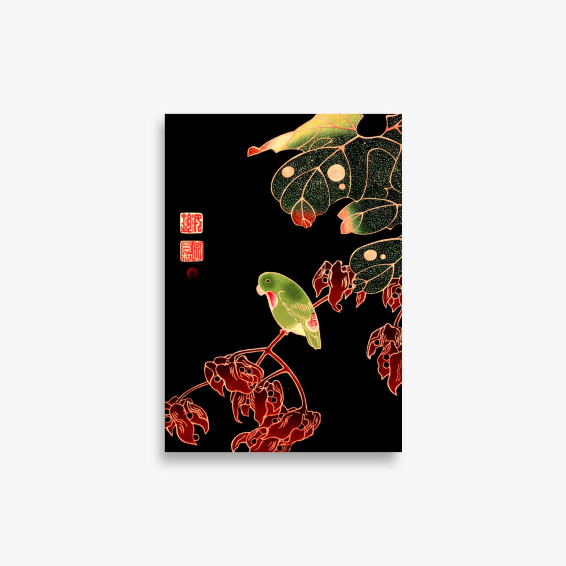 Ito Jakuchu - The Paroquet 21x30 cm Poster