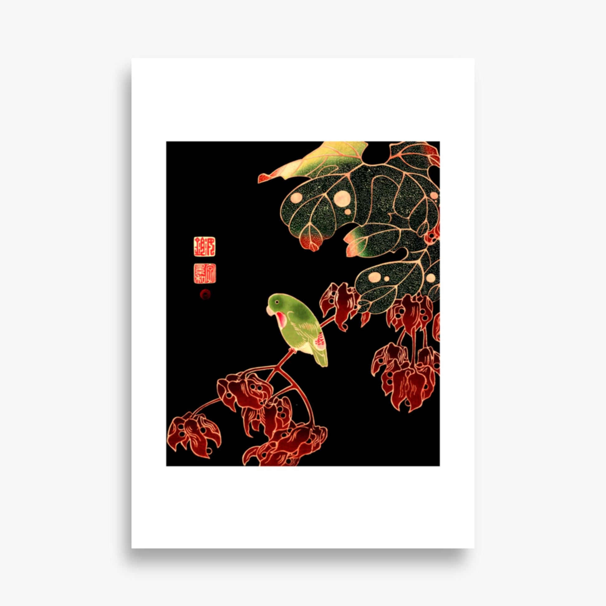 Ito Jakuchu - The Paroquet 70x100 cm Poster