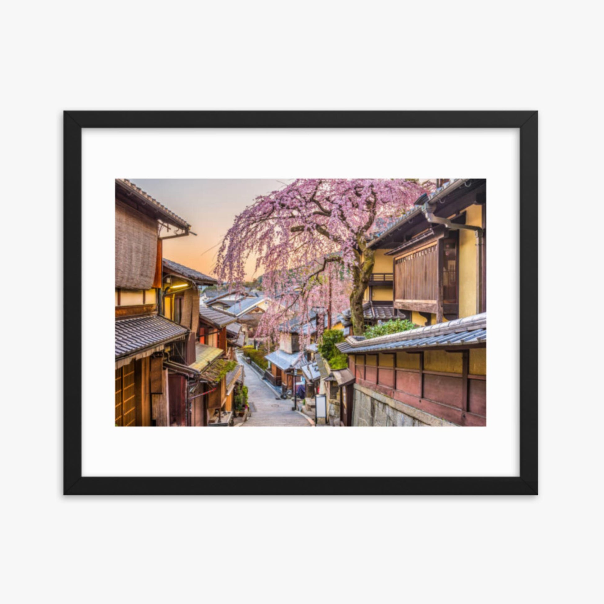 Kyoto, Japan in Sprint 16x20 in Poster With Black Frame