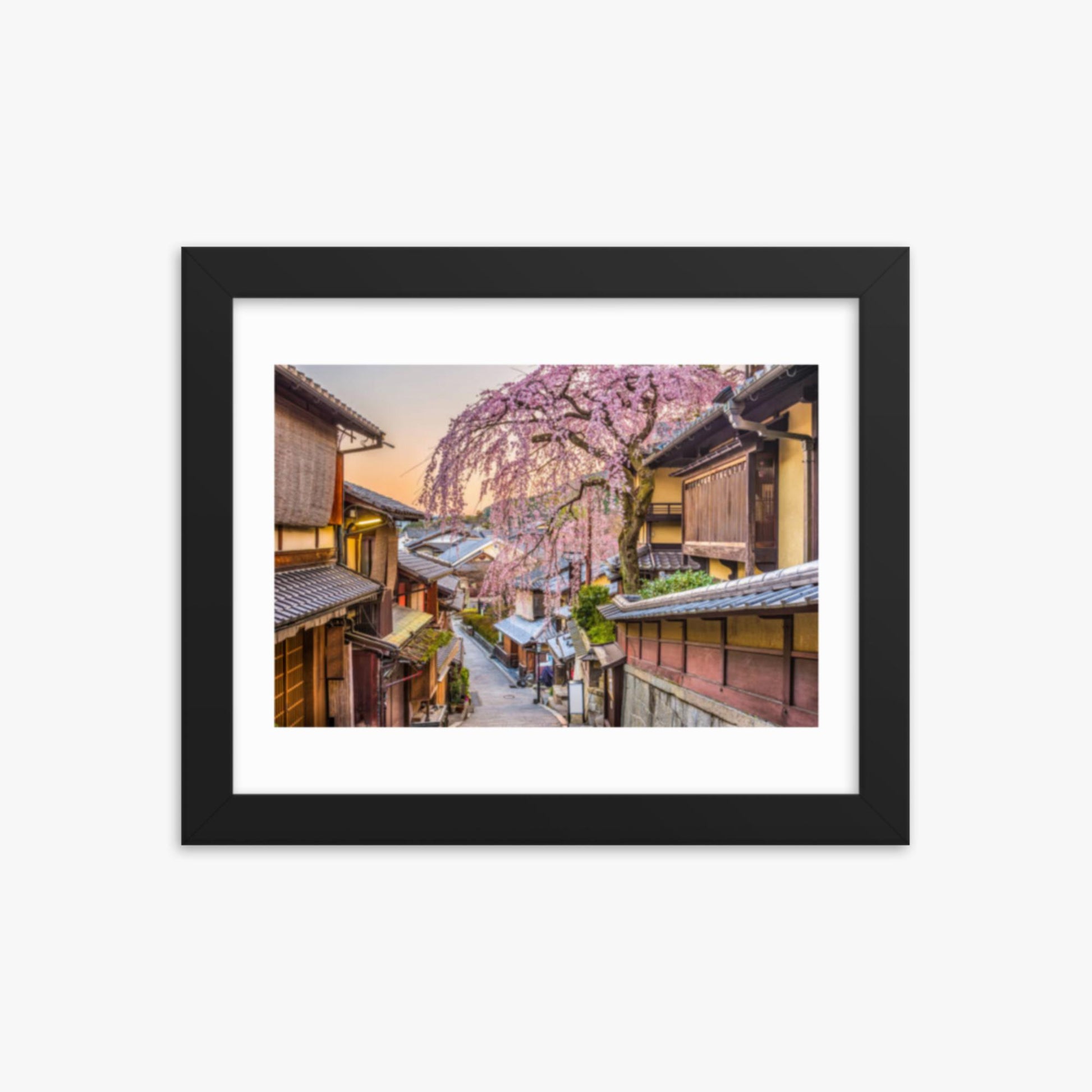 Kyoto, Japan in Sprint 8x10 in Poster With Black Frame