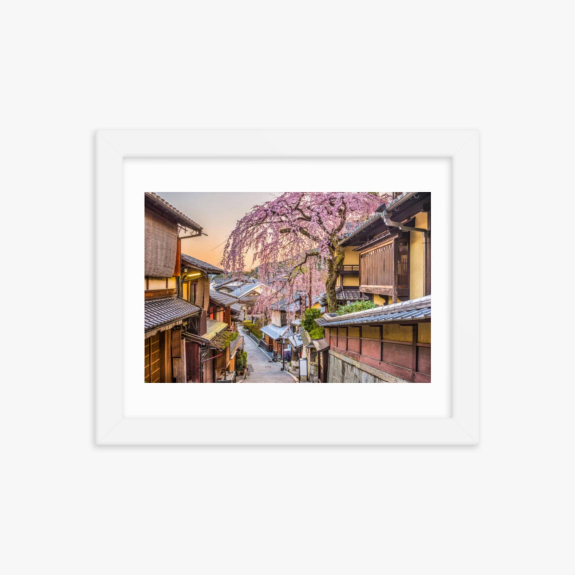 Kyoto, Japan in Sprint 8x10 in Poster With White Frame