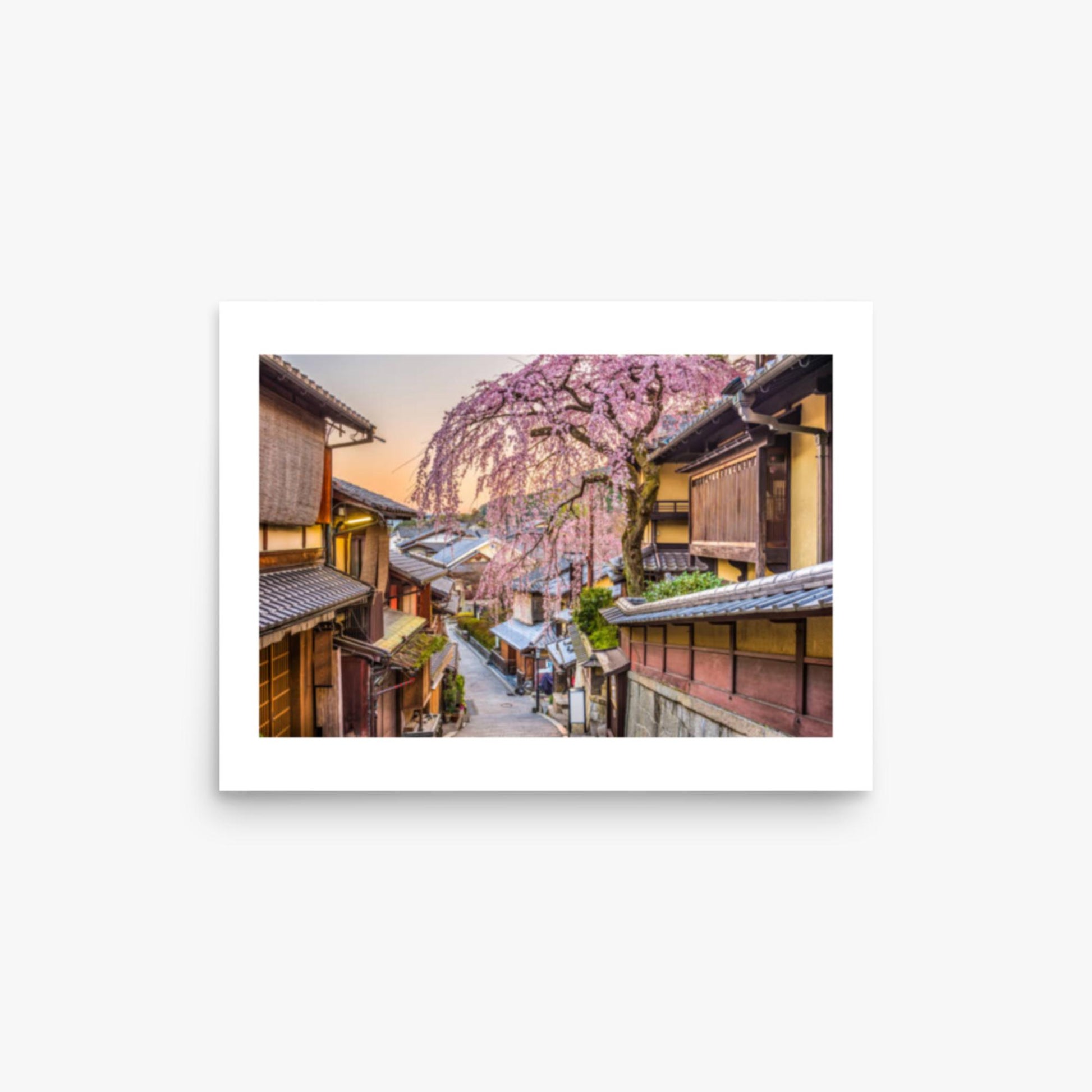 Kyoto, Japan in Sprint 12x16 in Poster