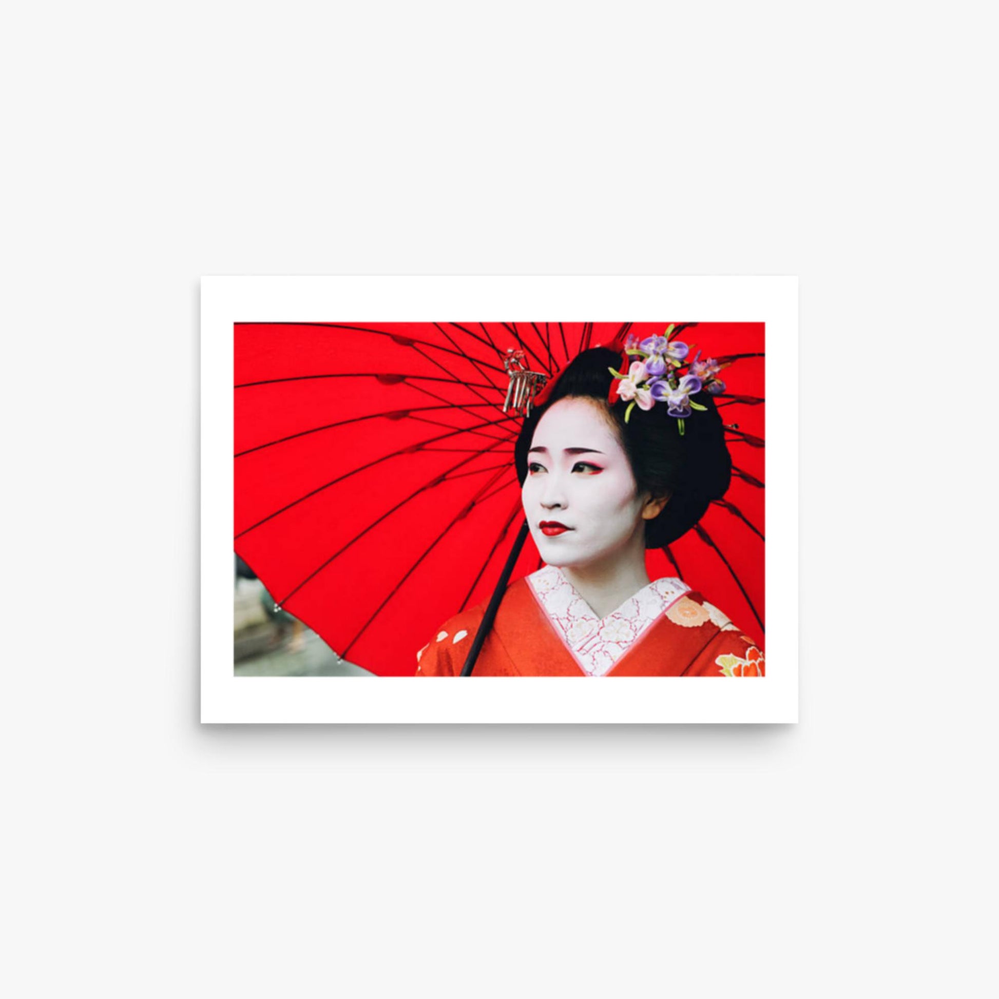 Maiko Girl Portrait 12x16 in Poster