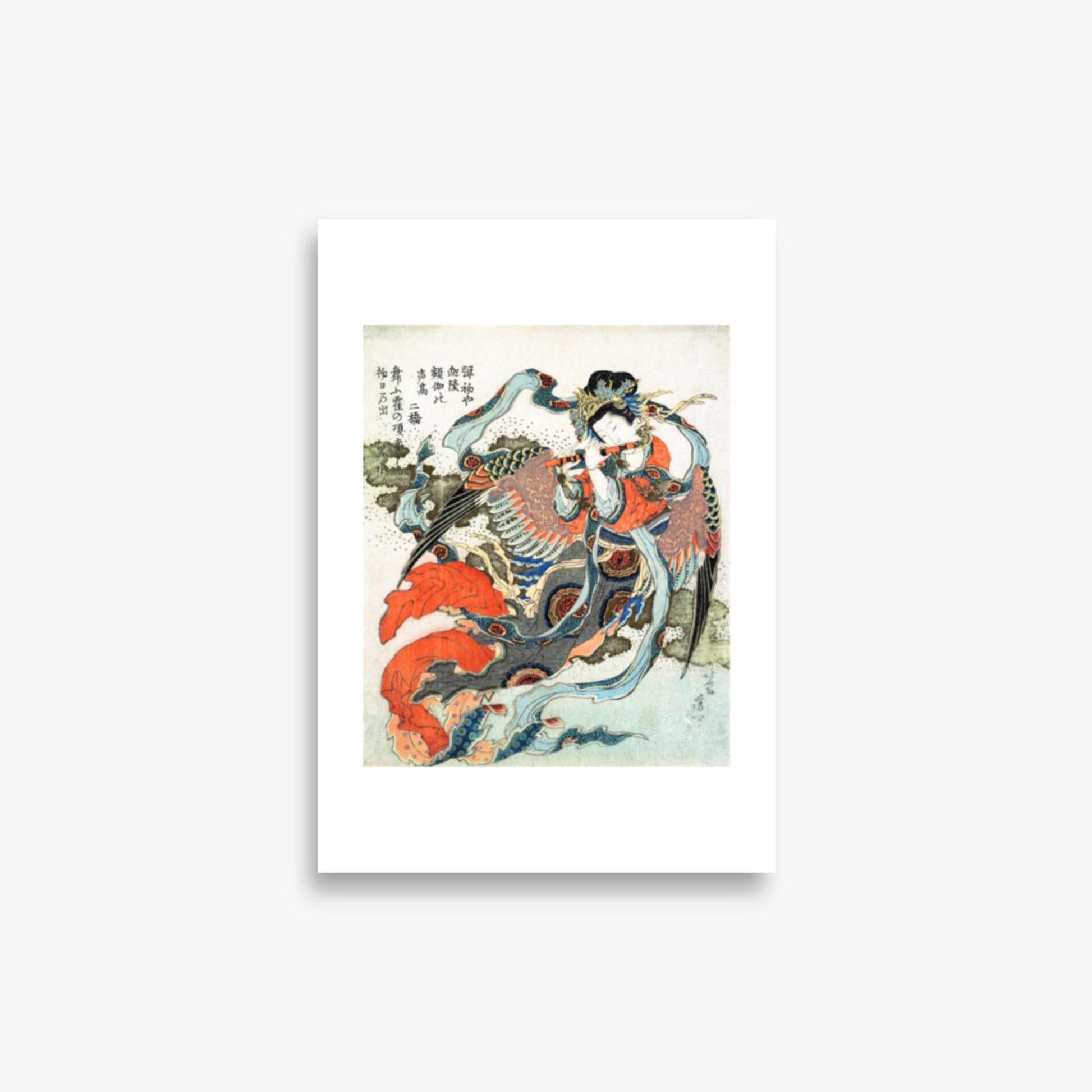 Katsushika Hokusai - Mystical Bird 21x30 cm Poster